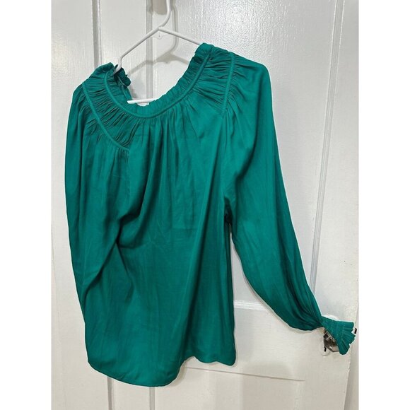 Loft women’s size medium, long sleeve blouse - Picture 9 of 10